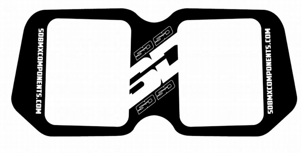 BMX Nummer Bord Side Frame Super Duper